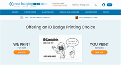 Desktop Screenshot of expressbadging.com